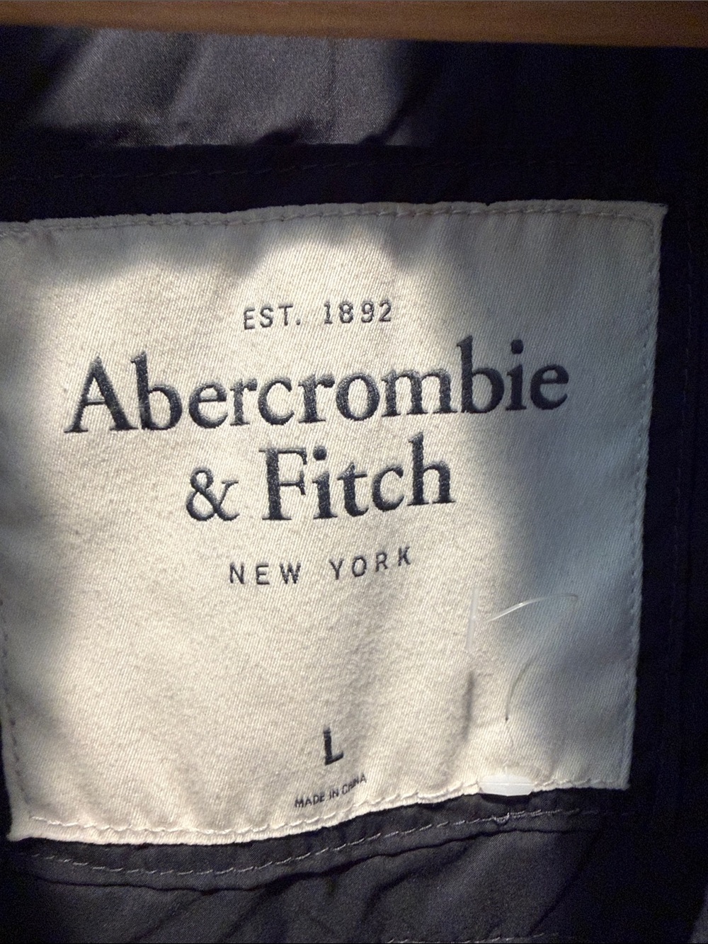 Abercrombie & Fitch Quilted Puffer Vest in Charcoal - Picture 2 of 6